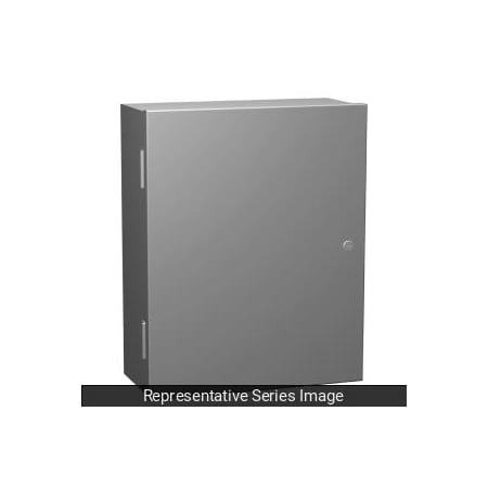 Hammond 1/4 Turn Latch Electrical Enclosures, 16 in H, 7 in D, 16 in W, 1, Steel N1A16167